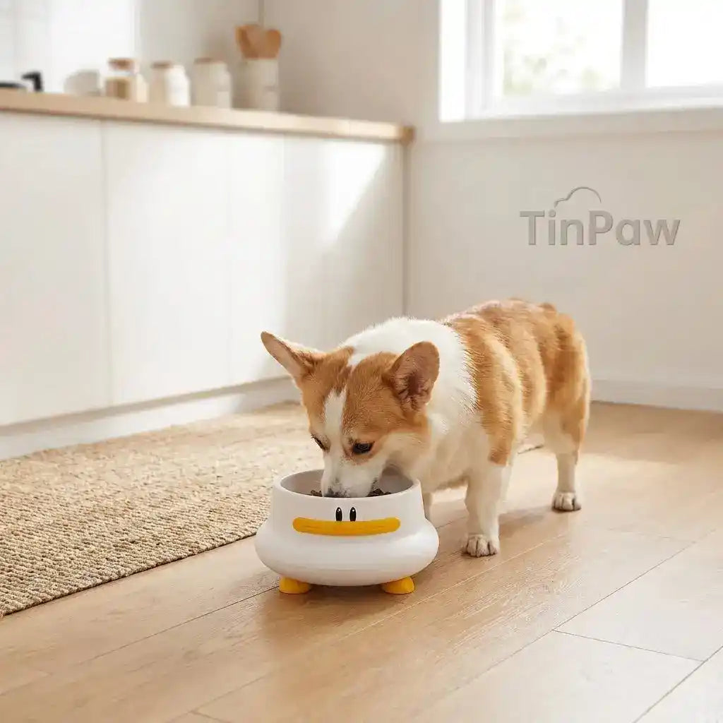 Duck Slow Feeder Pet Bowl - Slow Feeding Bowl - TinPaw