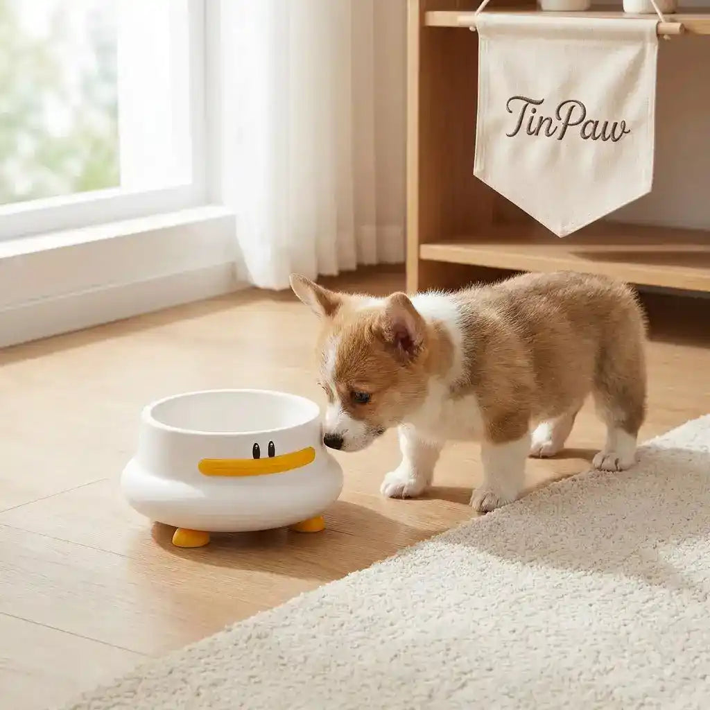 Duck Slow Feeder Pet Bowl - Slow Feeding Bowl - TinPaw
