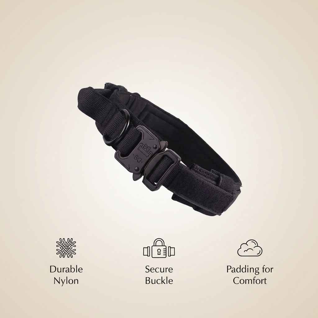Tactical Dog Collar Leash - Collars - TinPaw