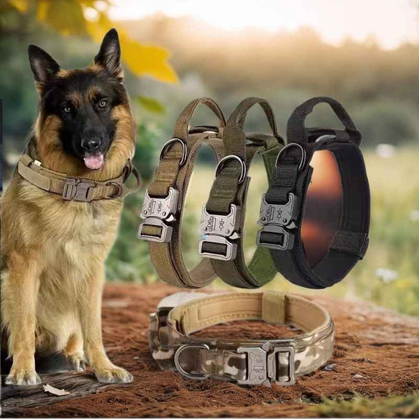 Tactical Dog Collar Leash - Collars - TinPaw