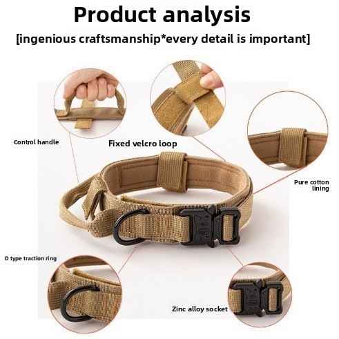 Tactical Dog Collar Leash - Collars - TinPaw
