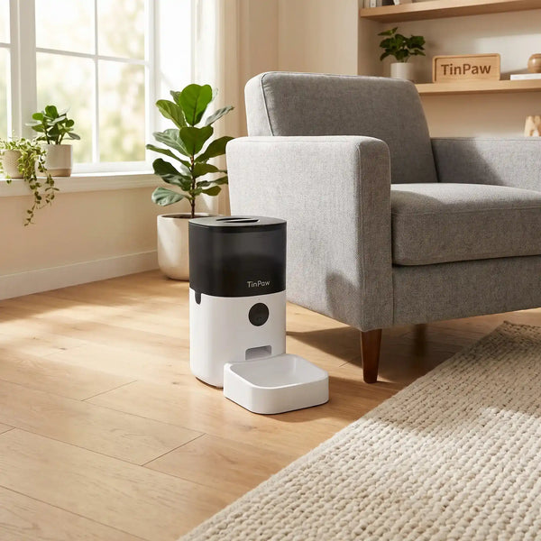 Wall - Mounted WiFi Pet Feeder - Automatic Pet Feeder - TinPaw