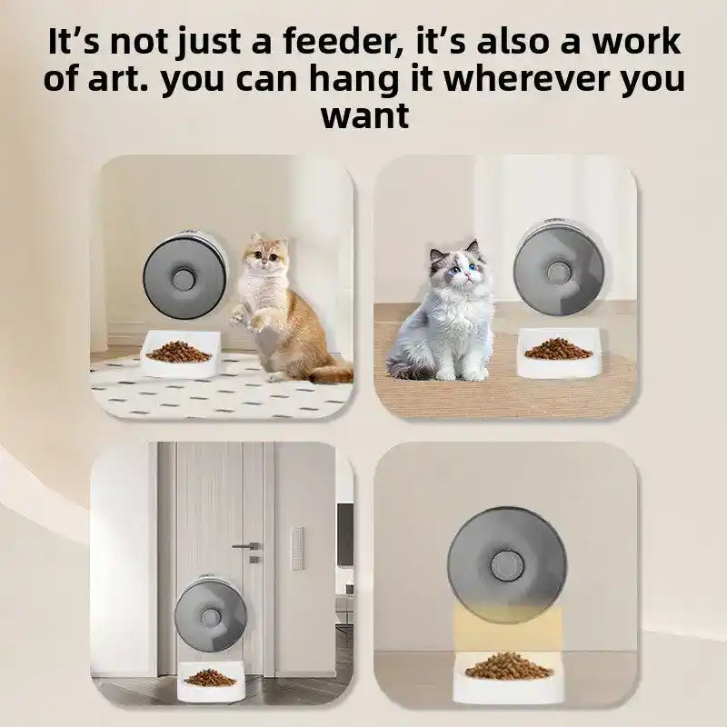 Wall - Mounted WiFi Pet Feeder - Automatic Pet Feeder - TinPaw