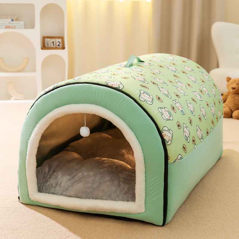 Washable Fleece Pet House - Dog Beds & Furniture - TinPaw