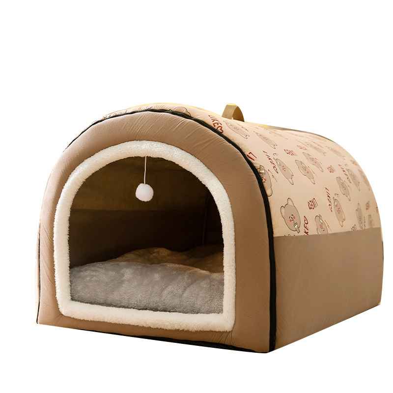 Washable Fleece Pet House - Dog Beds & Furniture - TinPaw