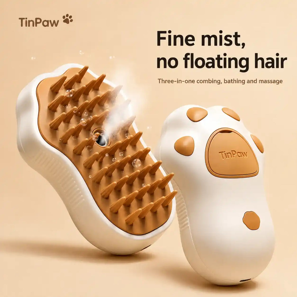 Water Jet Hair Remover - Dog Slicker Brushes - TinPaw