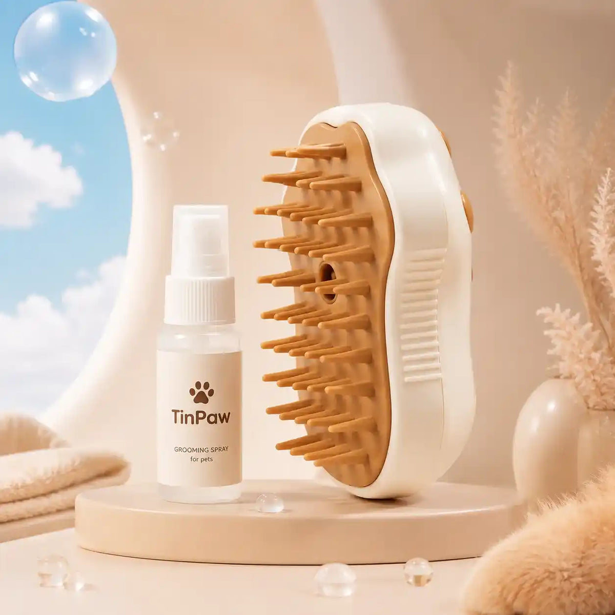 Water Jet Hair Remover - Dog Slicker Brushes - TinPaw