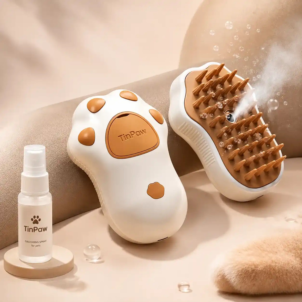Water Jet Hair Remover - Dog Slicker Brushes - TinPaw