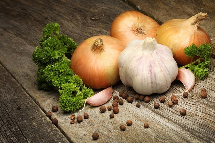 garlic and onion
