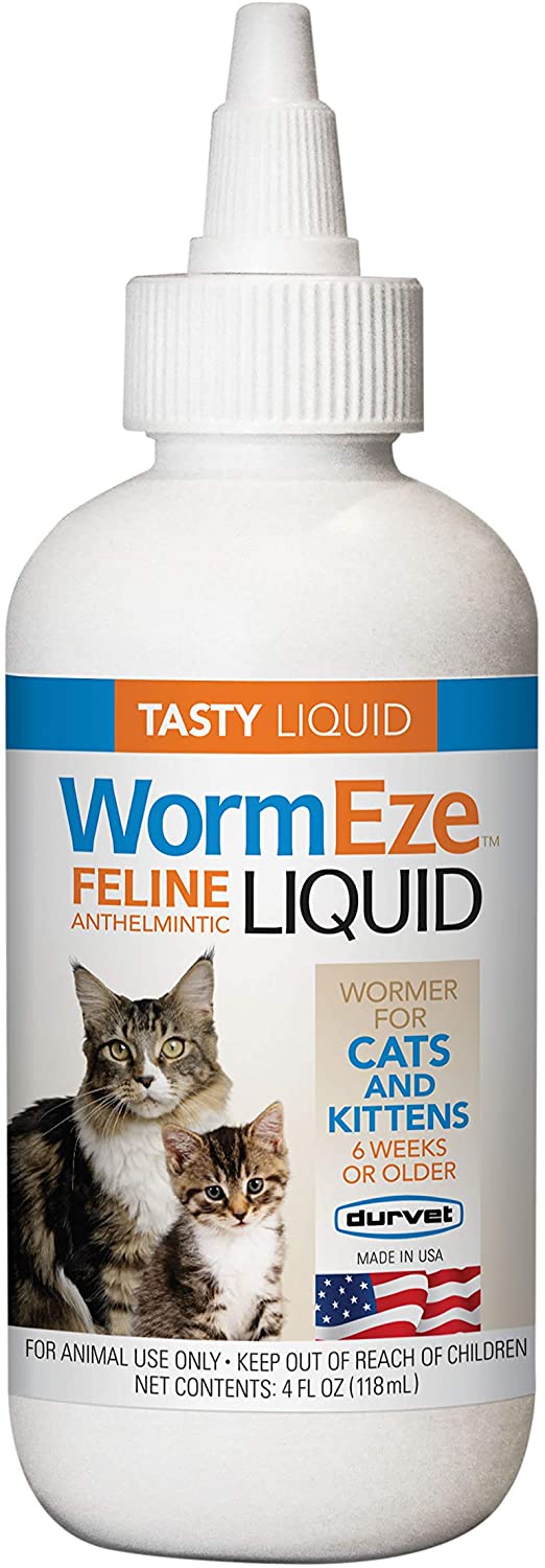 Durvet Wormeze Feline Liquid  Wormer for cats