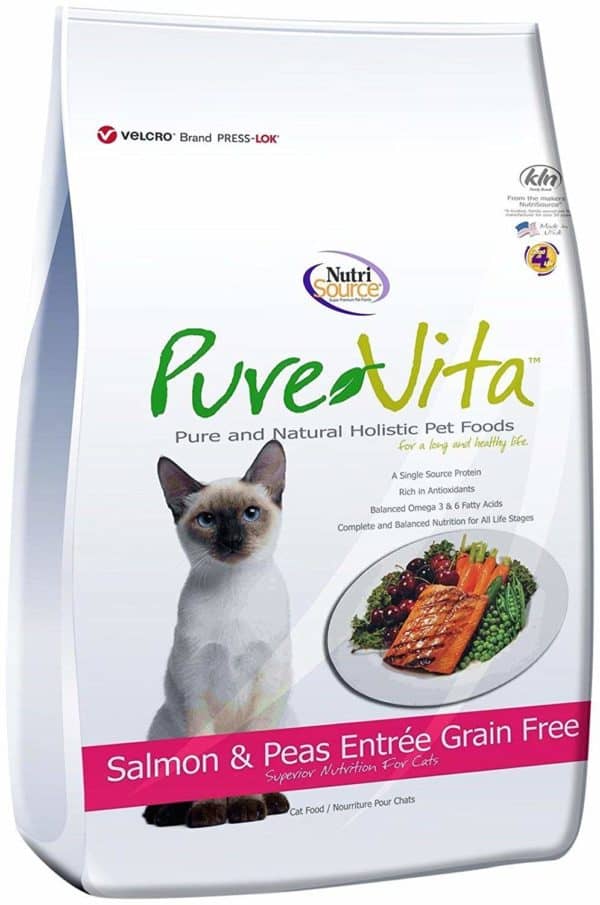 Pure Vita Grain Free Salmon & Peas Cat food